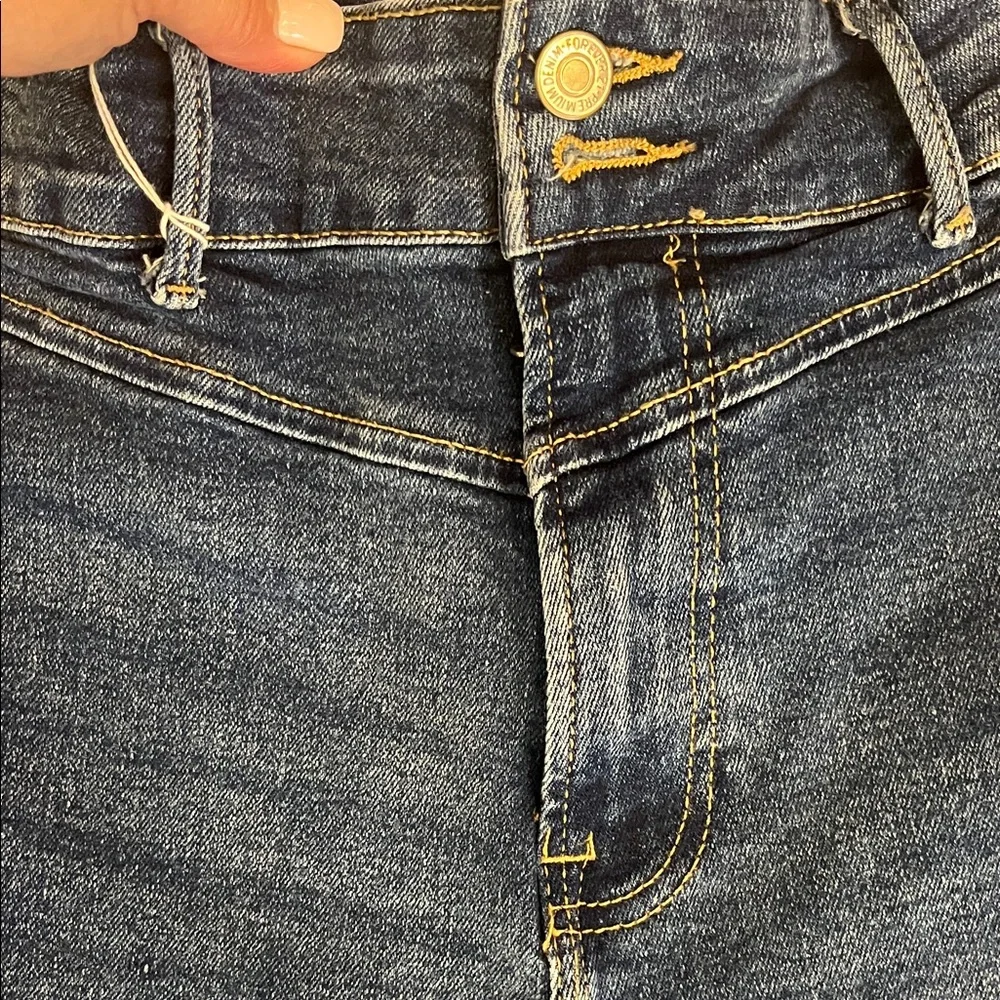 Forever 21 Dark Blue Skinny Jeans - Picture 4 of 5